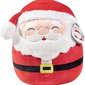 🎄NWT SQUISHMALLOW 12” SANTA CLAUS OFFICIAL KELLYTOY PLUSH